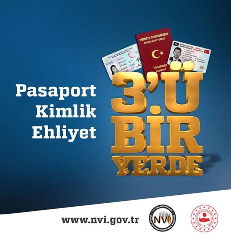 Ehliyet,Pasaport ve Kimlik Randevu süresi 1 güne düşürüldü