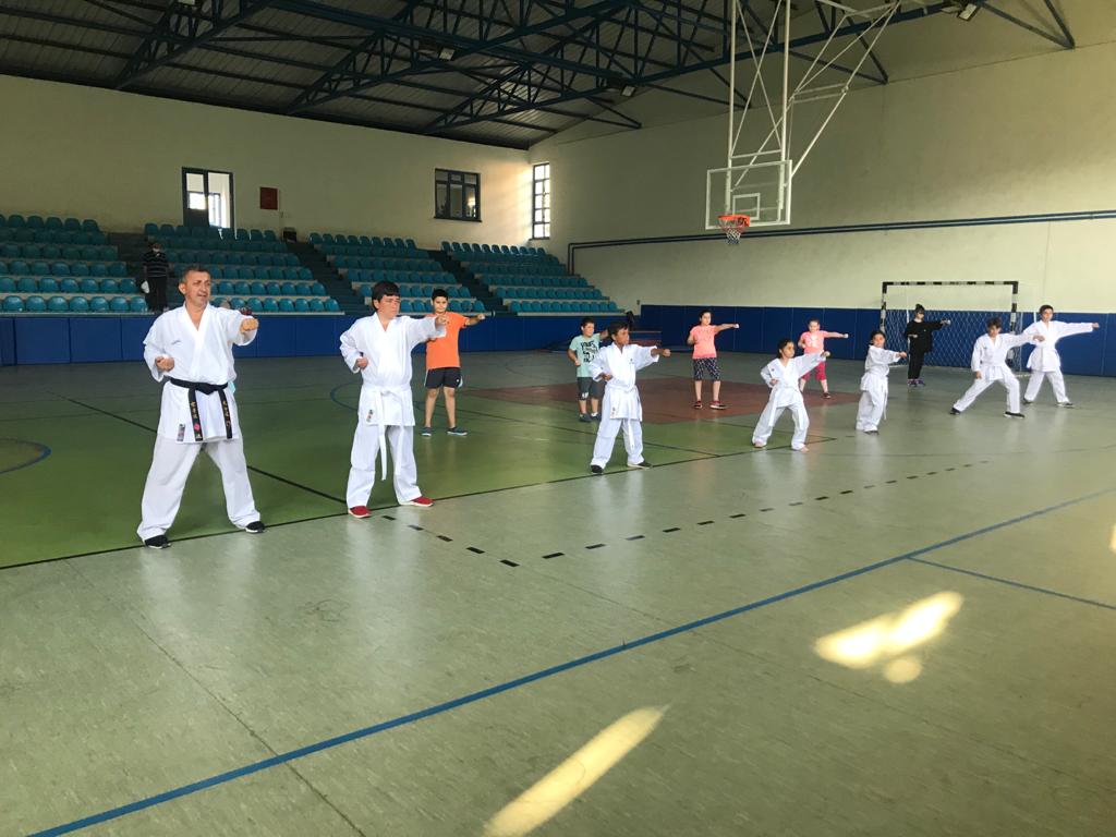 Milli antrenör Cide’de gönüllü olarak ‘Karate Kursu’ verecek